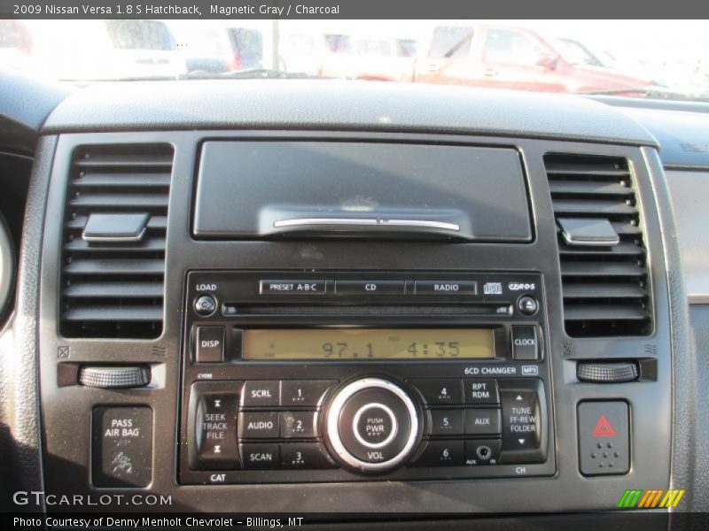 Magnetic Gray / Charcoal 2009 Nissan Versa 1.8 S Hatchback