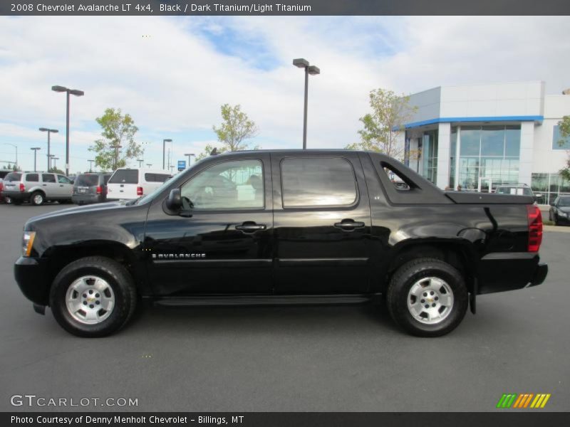 Black / Dark Titanium/Light Titanium 2008 Chevrolet Avalanche LT 4x4