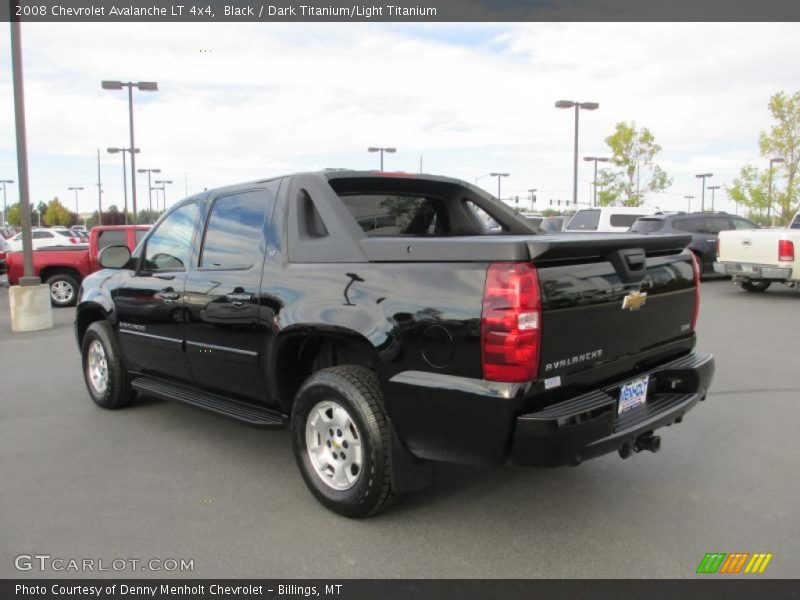 Black / Dark Titanium/Light Titanium 2008 Chevrolet Avalanche LT 4x4