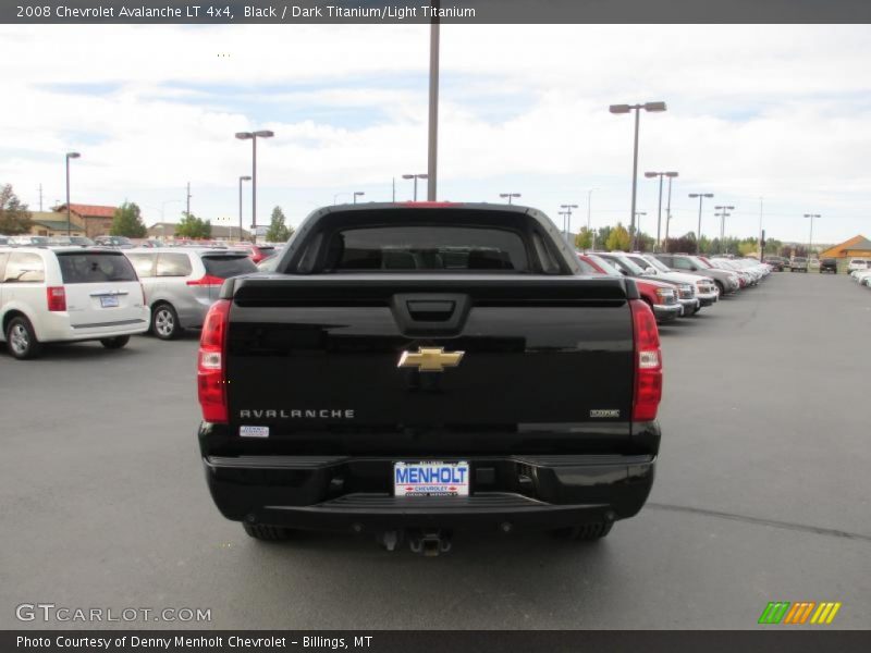 Black / Dark Titanium/Light Titanium 2008 Chevrolet Avalanche LT 4x4