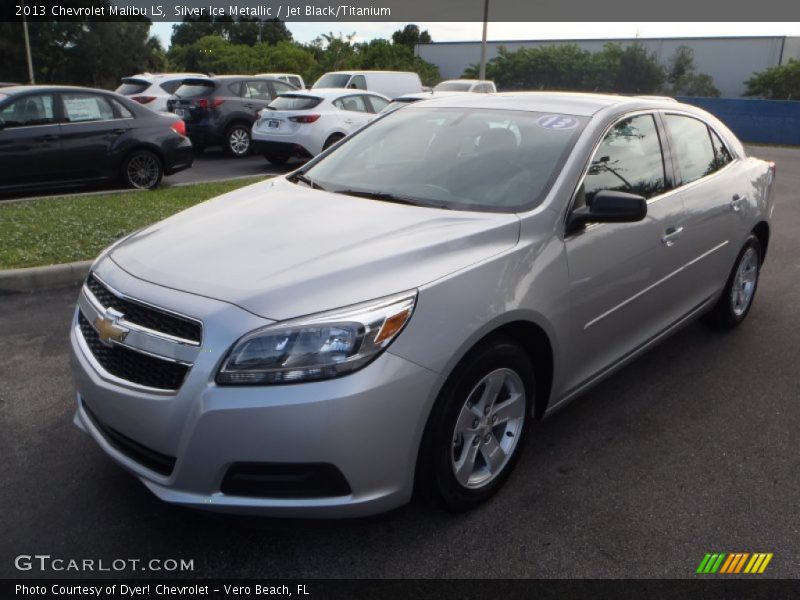 Silver Ice Metallic / Jet Black/Titanium 2013 Chevrolet Malibu LS