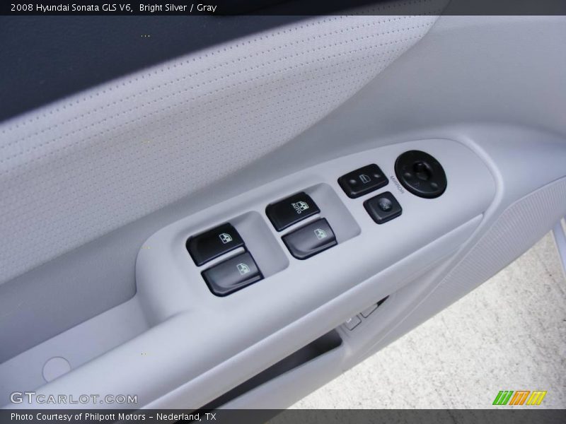 Bright Silver / Gray 2008 Hyundai Sonata GLS V6