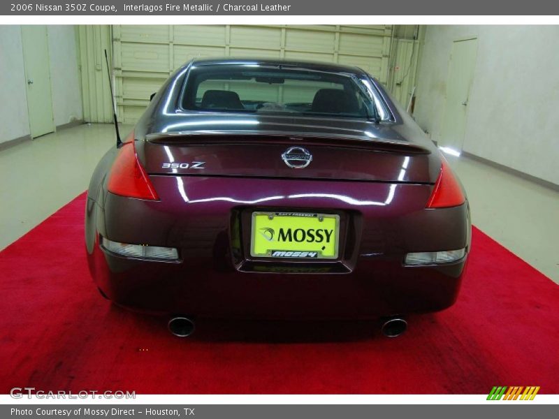 Interlagos Fire Metallic / Charcoal Leather 2006 Nissan 350Z Coupe