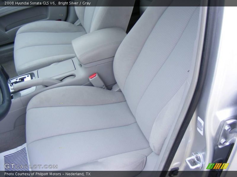 Bright Silver / Gray 2008 Hyundai Sonata GLS V6