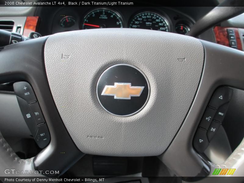 Black / Dark Titanium/Light Titanium 2008 Chevrolet Avalanche LT 4x4