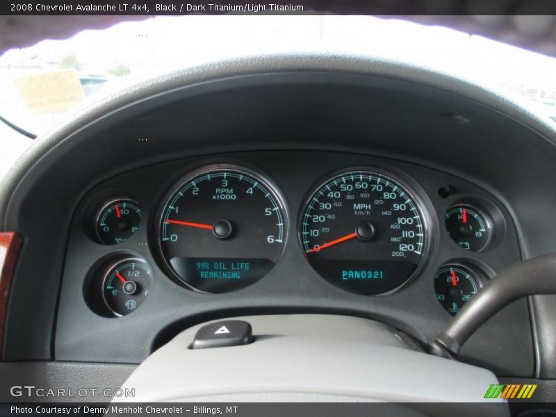 Black / Dark Titanium/Light Titanium 2008 Chevrolet Avalanche LT 4x4