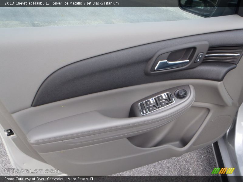 Silver Ice Metallic / Jet Black/Titanium 2013 Chevrolet Malibu LS
