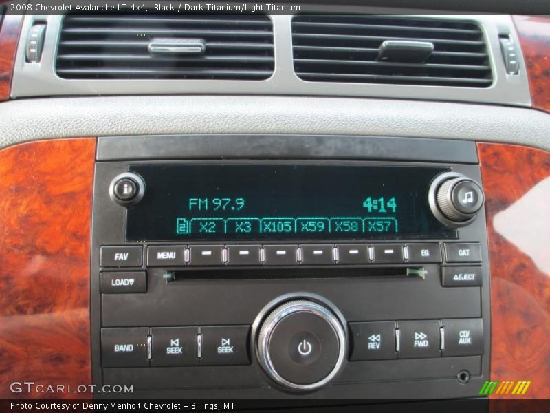 Black / Dark Titanium/Light Titanium 2008 Chevrolet Avalanche LT 4x4