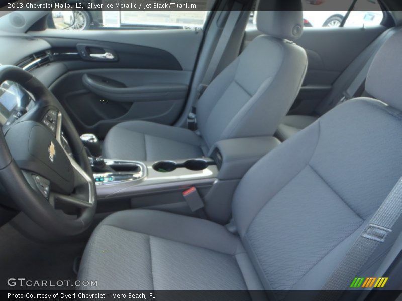 Silver Ice Metallic / Jet Black/Titanium 2013 Chevrolet Malibu LS