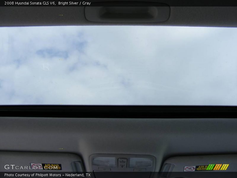 Bright Silver / Gray 2008 Hyundai Sonata GLS V6