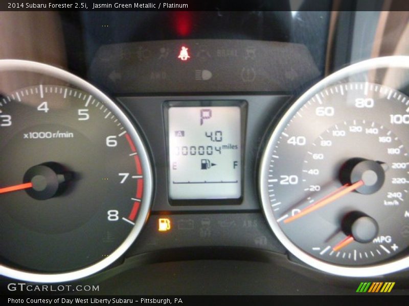 Jasmin Green Metallic / Platinum 2014 Subaru Forester 2.5i