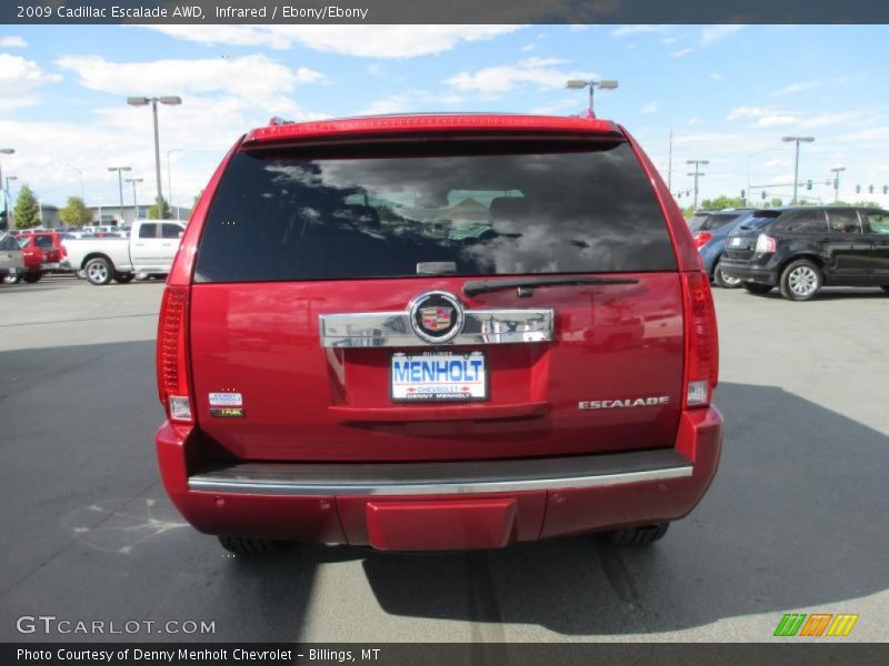 Infrared / Ebony/Ebony 2009 Cadillac Escalade AWD