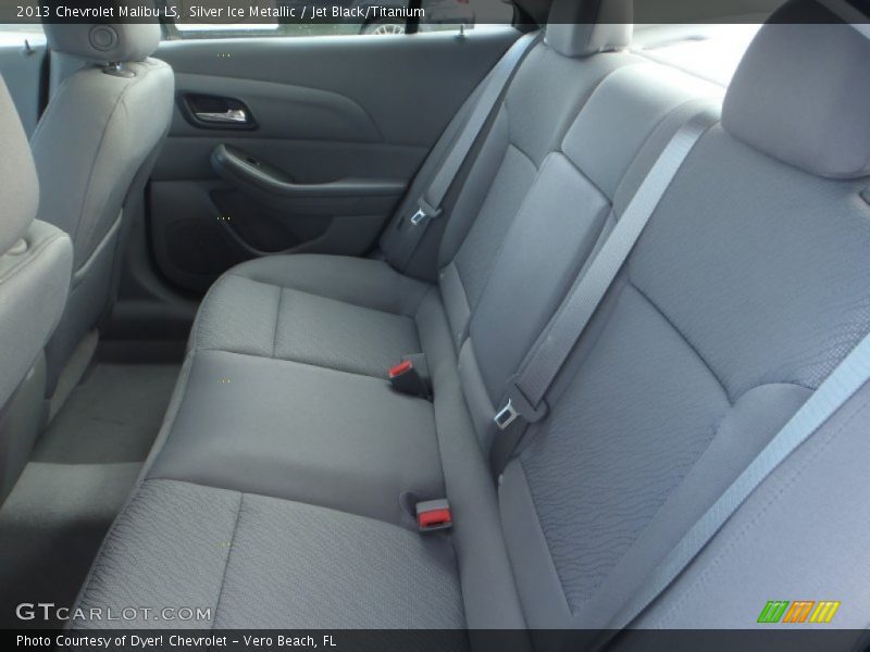 Silver Ice Metallic / Jet Black/Titanium 2013 Chevrolet Malibu LS