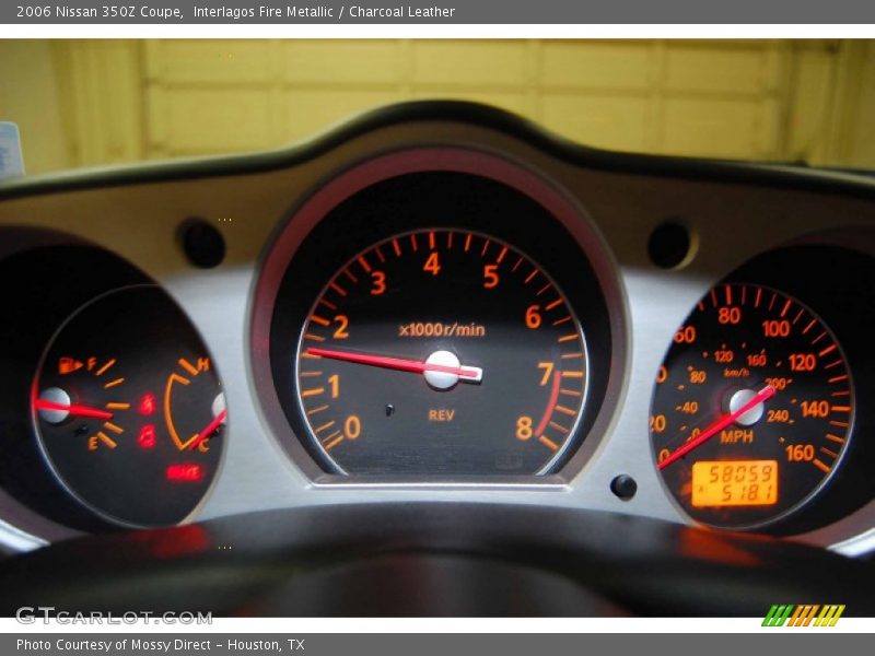 Interlagos Fire Metallic / Charcoal Leather 2006 Nissan 350Z Coupe