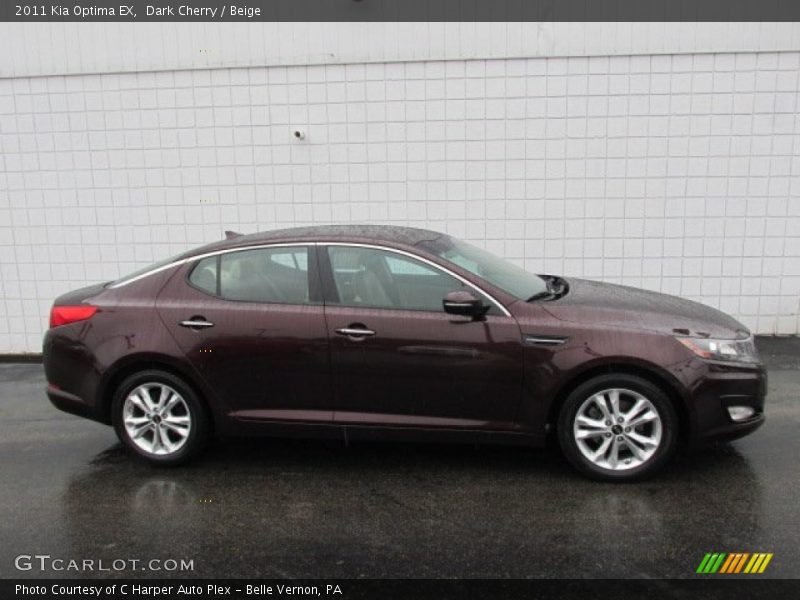 Dark Cherry / Beige 2011 Kia Optima EX