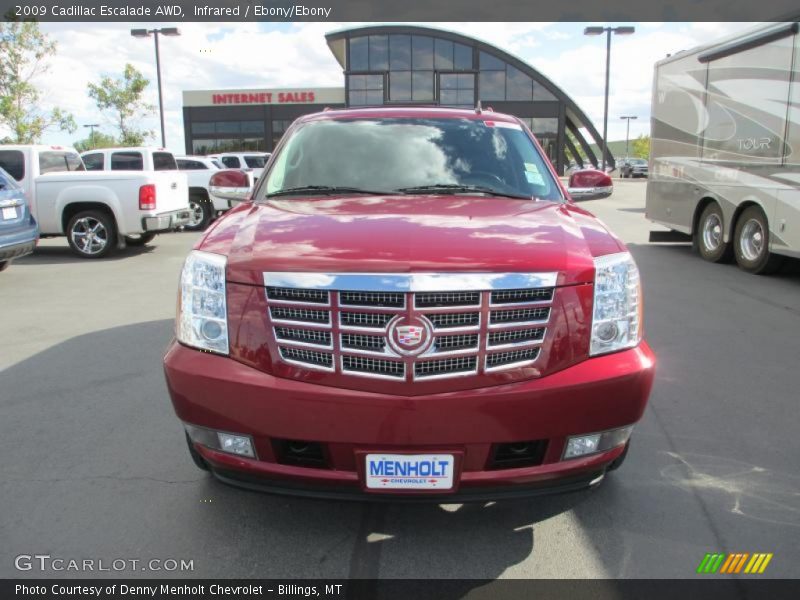 Infrared / Ebony/Ebony 2009 Cadillac Escalade AWD
