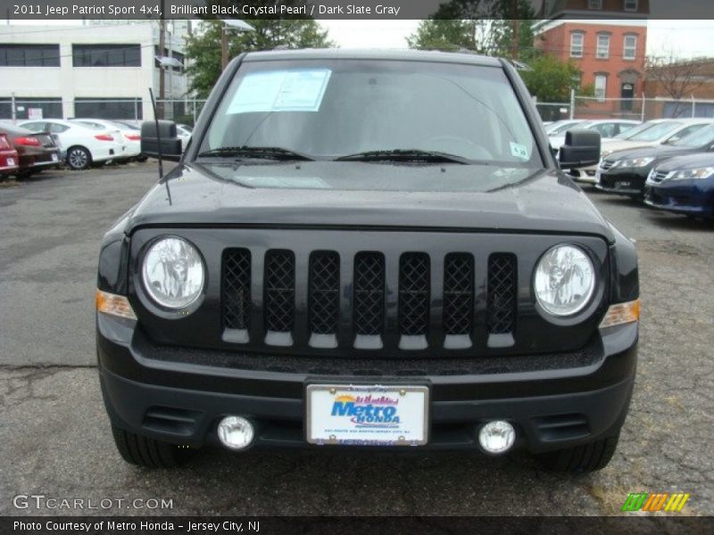 Brilliant Black Crystal Pearl / Dark Slate Gray 2011 Jeep Patriot Sport 4x4