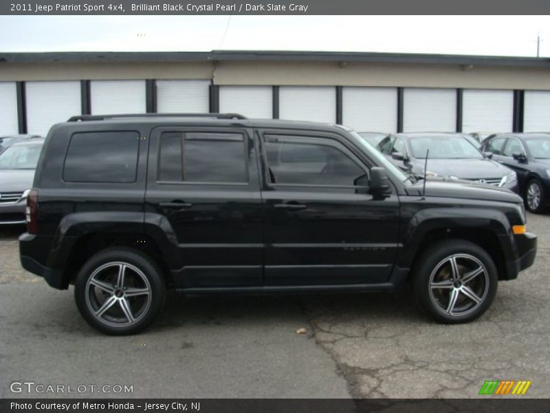Brilliant Black Crystal Pearl / Dark Slate Gray 2011 Jeep Patriot Sport 4x4
