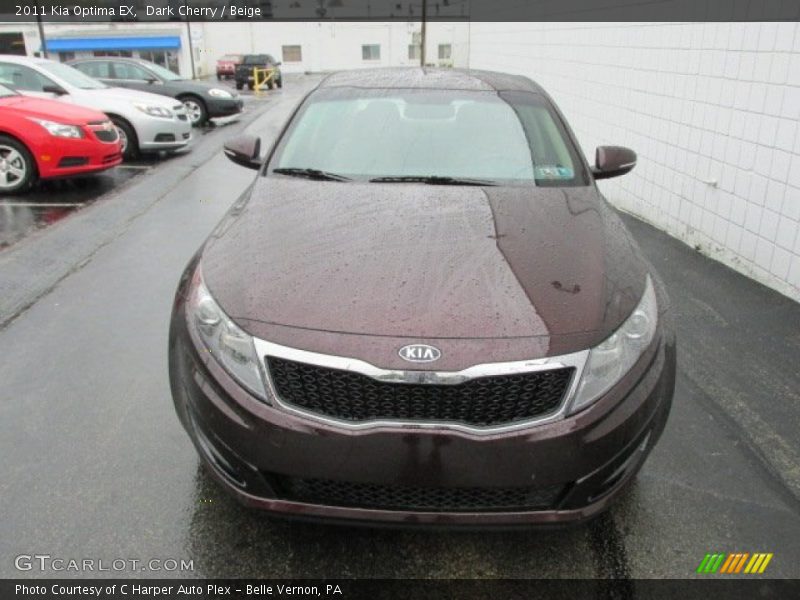 Dark Cherry / Beige 2011 Kia Optima EX