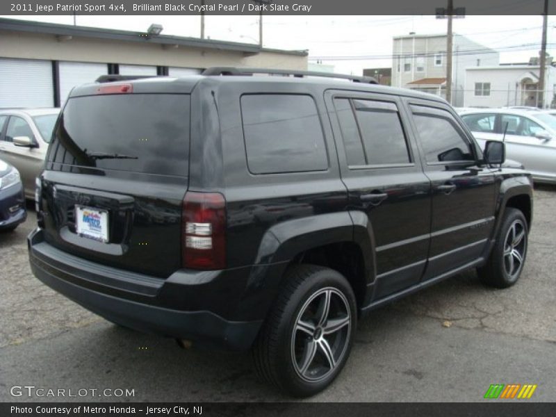 Brilliant Black Crystal Pearl / Dark Slate Gray 2011 Jeep Patriot Sport 4x4
