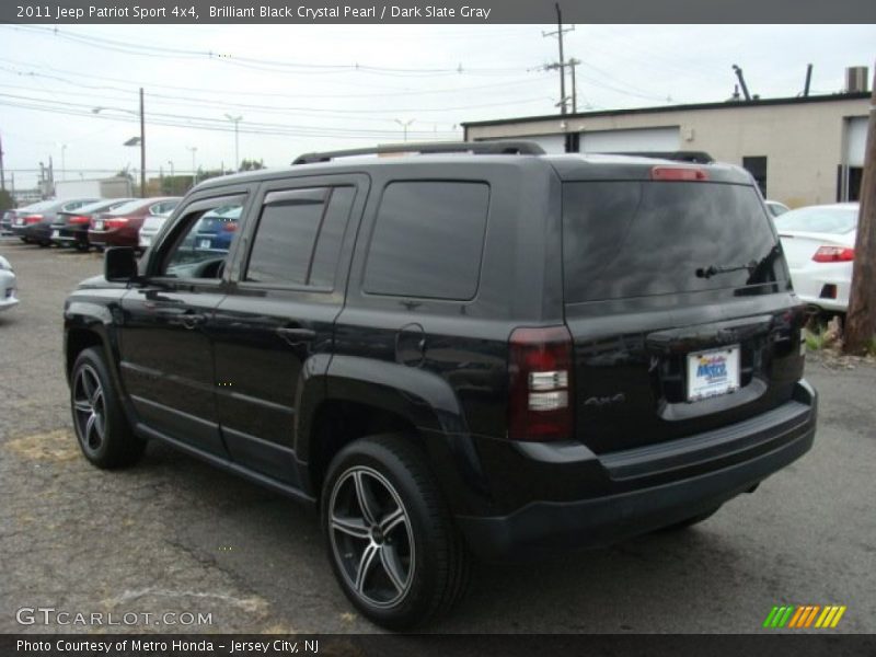 Brilliant Black Crystal Pearl / Dark Slate Gray 2011 Jeep Patriot Sport 4x4