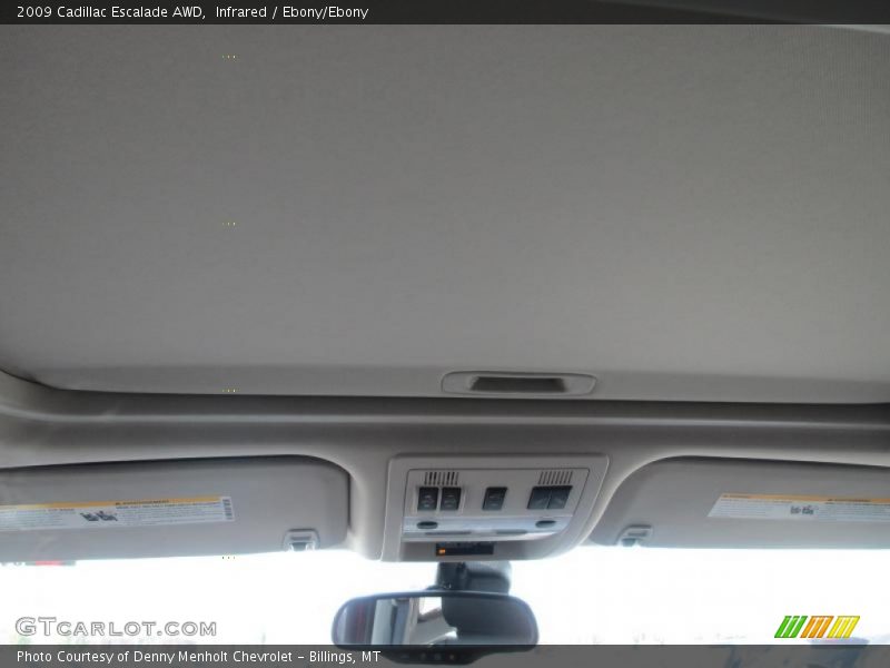 Infrared / Ebony/Ebony 2009 Cadillac Escalade AWD