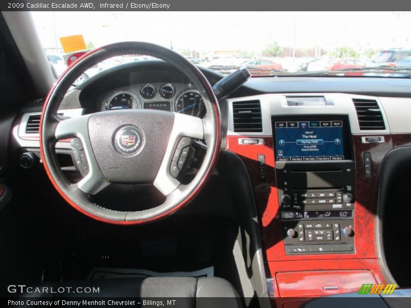 Infrared / Ebony/Ebony 2009 Cadillac Escalade AWD