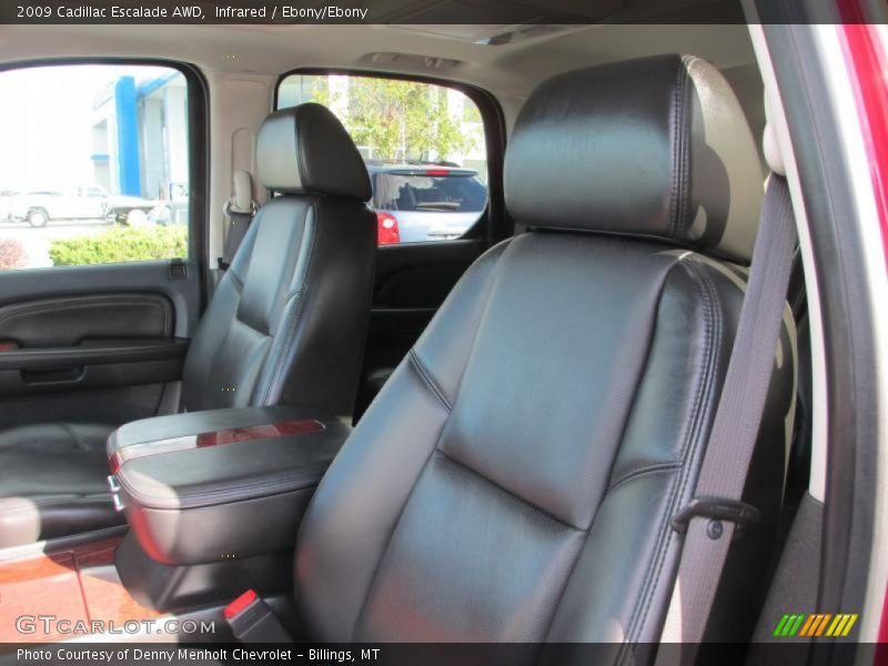 Infrared / Ebony/Ebony 2009 Cadillac Escalade AWD