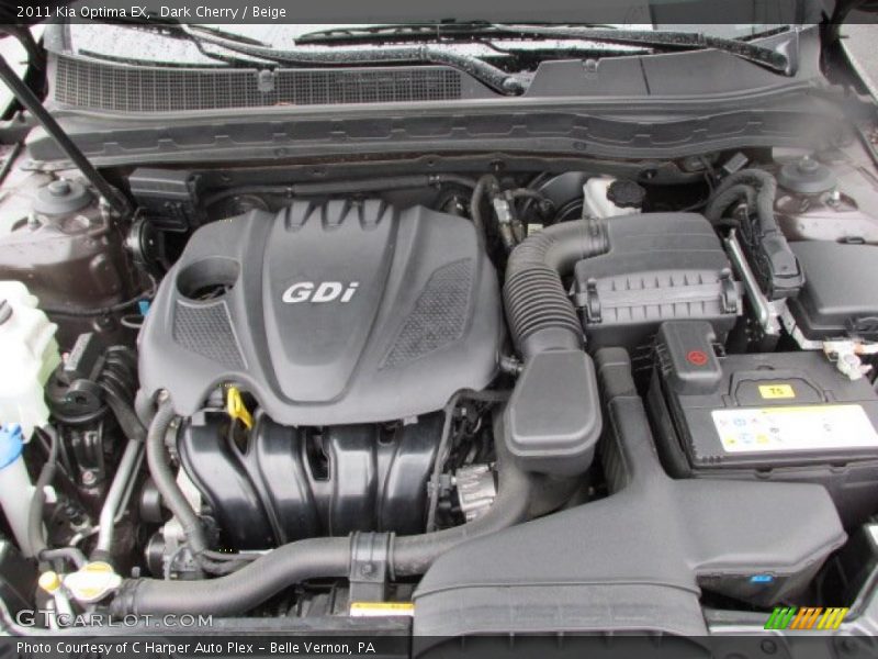 Dark Cherry / Beige 2011 Kia Optima EX