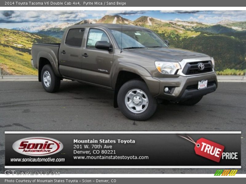 Pyrite Mica / Sand Beige 2014 Toyota Tacoma V6 Double Cab 4x4