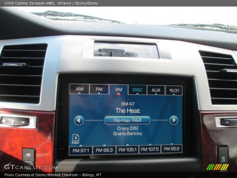 Infrared / Ebony/Ebony 2009 Cadillac Escalade AWD