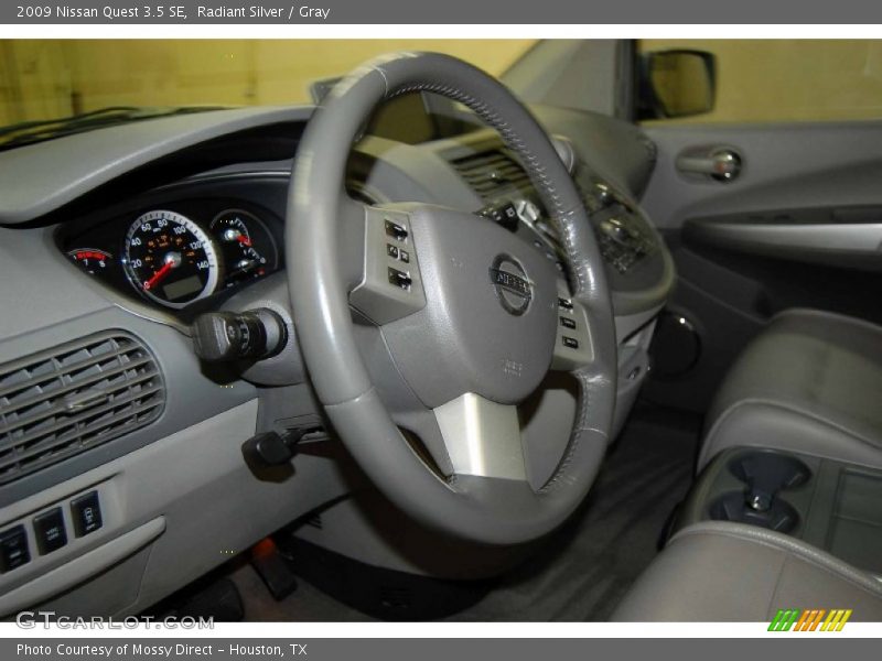 Radiant Silver / Gray 2009 Nissan Quest 3.5 SE