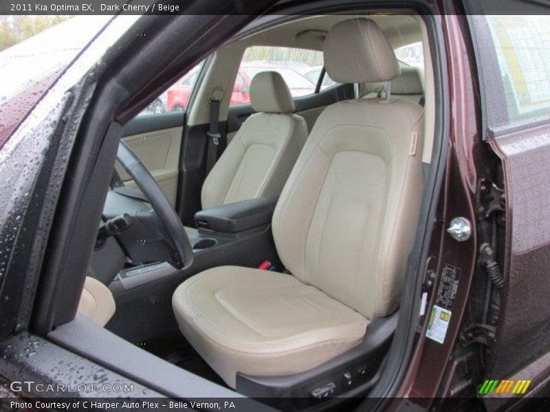 Dark Cherry / Beige 2011 Kia Optima EX