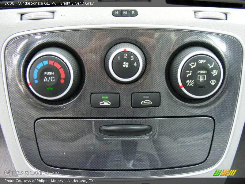 Bright Silver / Gray 2008 Hyundai Sonata GLS V6