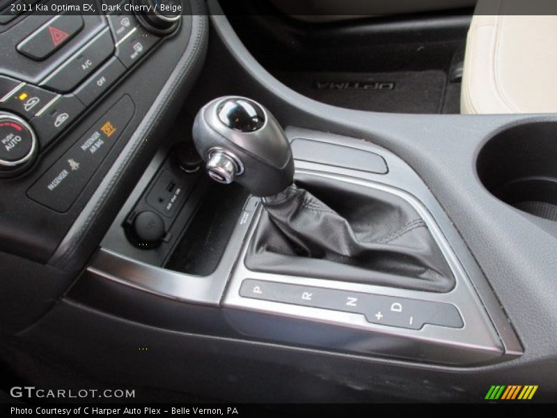 Dark Cherry / Beige 2011 Kia Optima EX