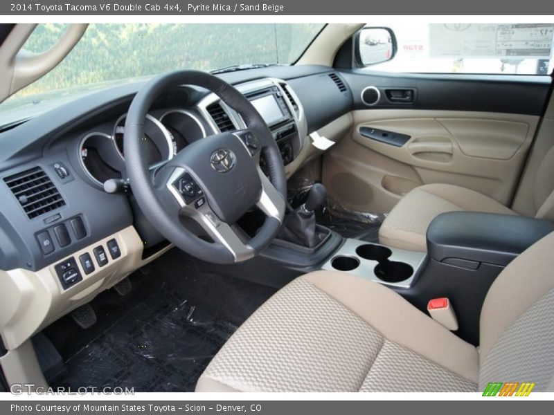Pyrite Mica / Sand Beige 2014 Toyota Tacoma V6 Double Cab 4x4