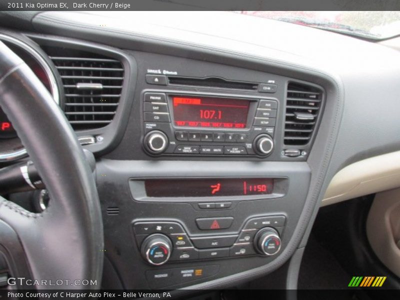 Dark Cherry / Beige 2011 Kia Optima EX