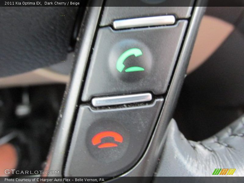 Dark Cherry / Beige 2011 Kia Optima EX
