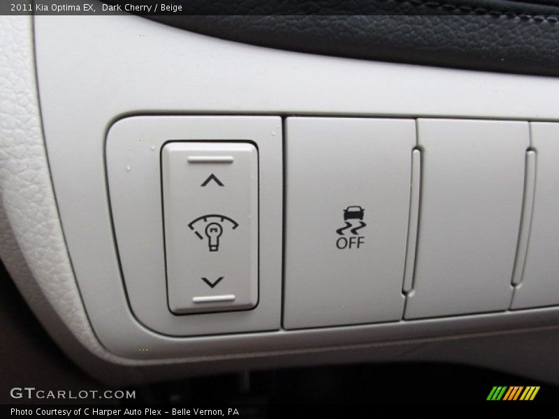 Dark Cherry / Beige 2011 Kia Optima EX