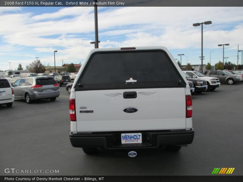 Oxford White / Medium Flint Grey 2008 Ford F150 XL Regular Cab