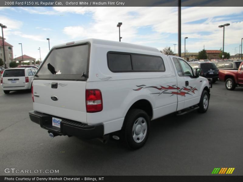 Oxford White / Medium Flint Grey 2008 Ford F150 XL Regular Cab