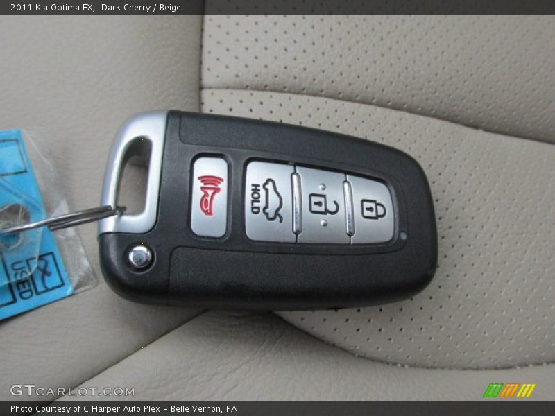 Dark Cherry / Beige 2011 Kia Optima EX