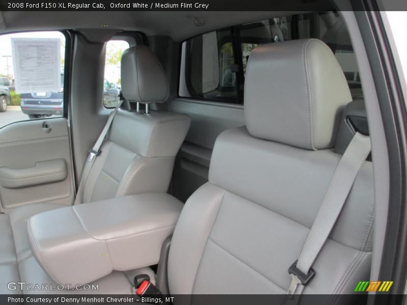 Oxford White / Medium Flint Grey 2008 Ford F150 XL Regular Cab