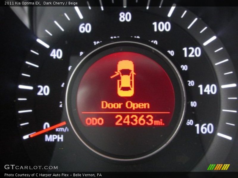 Dark Cherry / Beige 2011 Kia Optima EX
