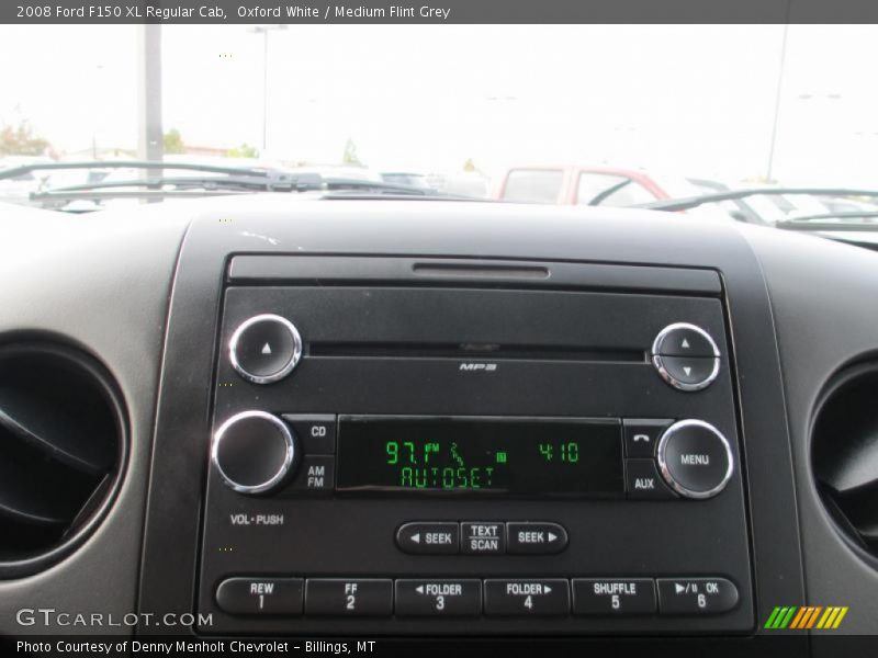 Oxford White / Medium Flint Grey 2008 Ford F150 XL Regular Cab