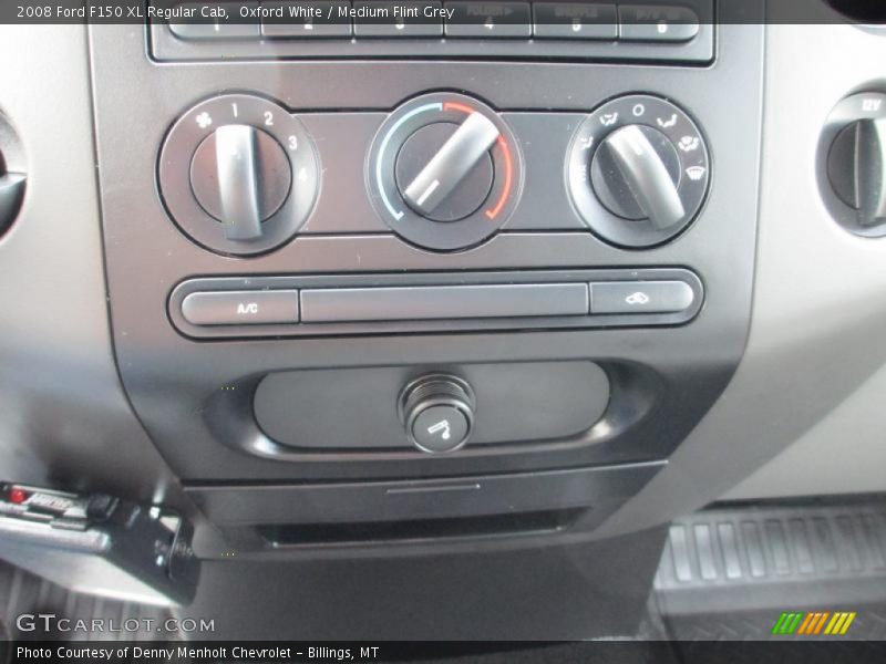 Oxford White / Medium Flint Grey 2008 Ford F150 XL Regular Cab