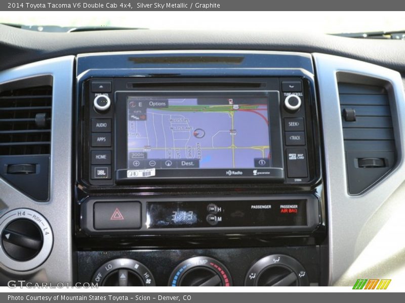 Silver Sky Metallic / Graphite 2014 Toyota Tacoma V6 Double Cab 4x4