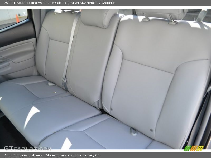 Silver Sky Metallic / Graphite 2014 Toyota Tacoma V6 Double Cab 4x4