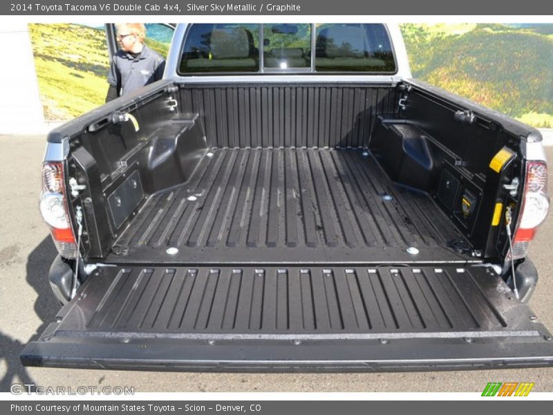 Silver Sky Metallic / Graphite 2014 Toyota Tacoma V6 Double Cab 4x4