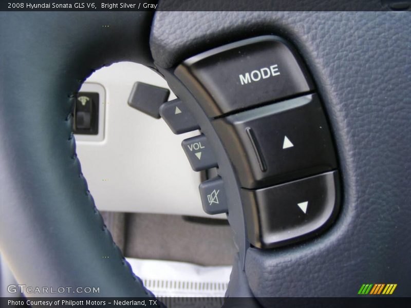 Bright Silver / Gray 2008 Hyundai Sonata GLS V6